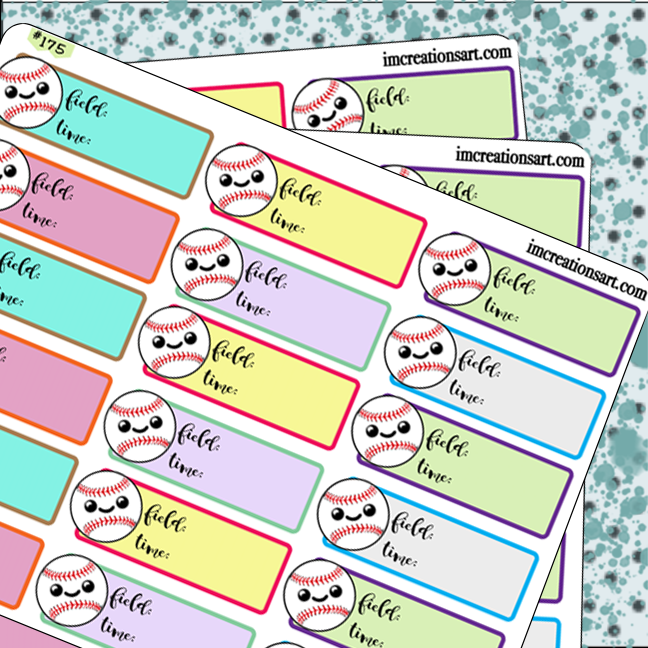 Baseball or Softball Practice Game Tracker
