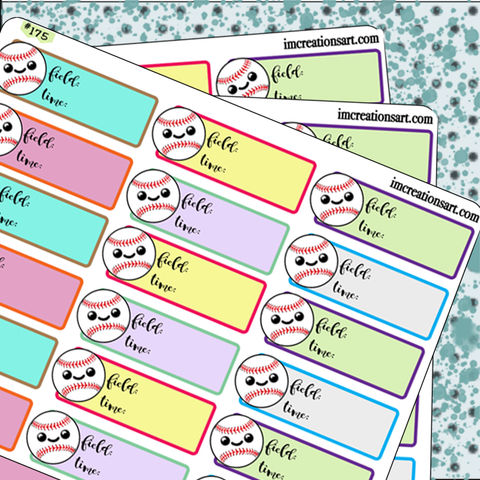 Baseball or Softball Practice Game Tracker