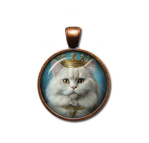 Persian Cat with Crown