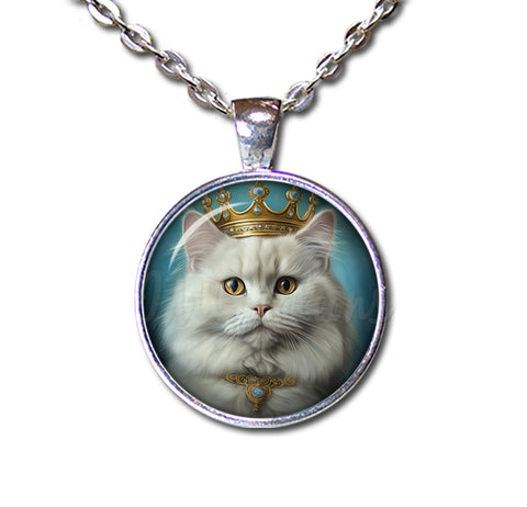 Persian Cat with Crown