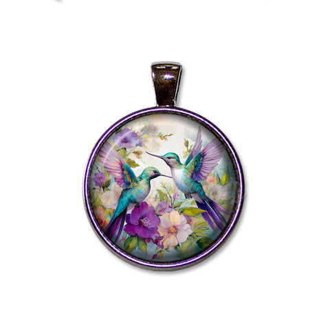 Couple of Hummingbirds [Purple Blues]