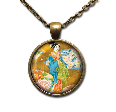 Golden Japanese Geisha
