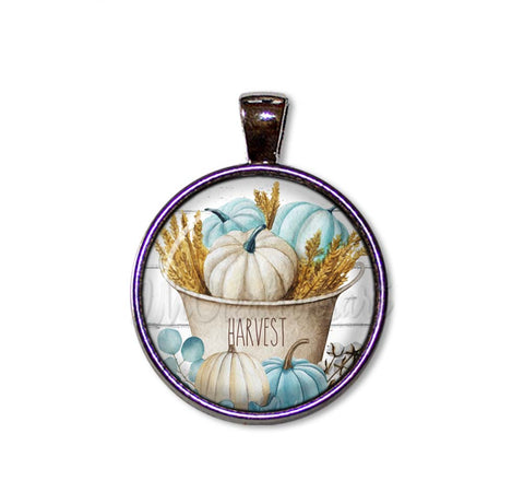 Autumn Harvest Blue Tan