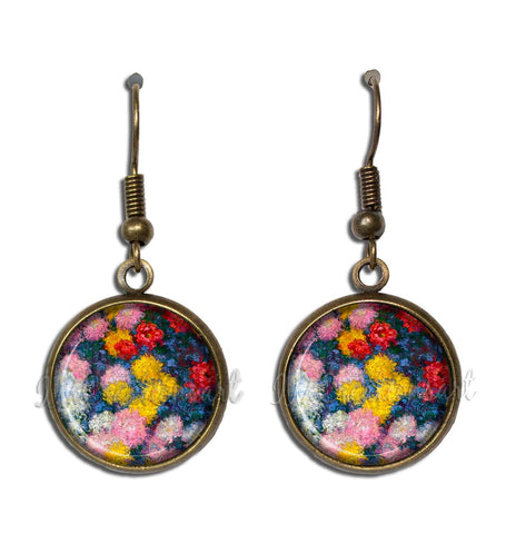 Monet's Chrysanthemum Pastel Fireworks