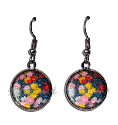 Monet's Chrysanthemum Pastel Fireworks