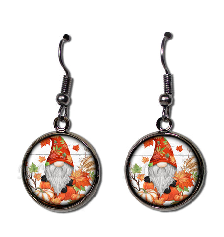 Autumn Theme Gnome [earrings]