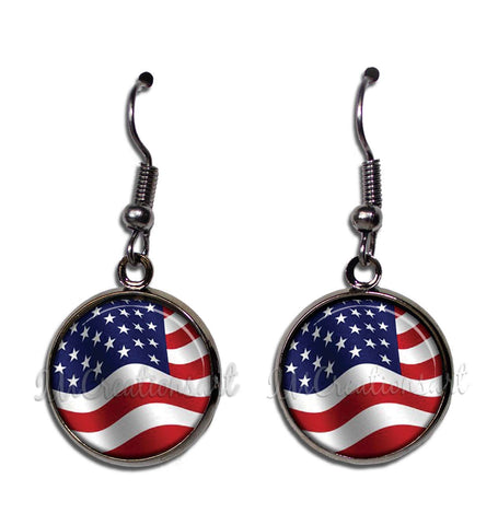 American Flag Waving