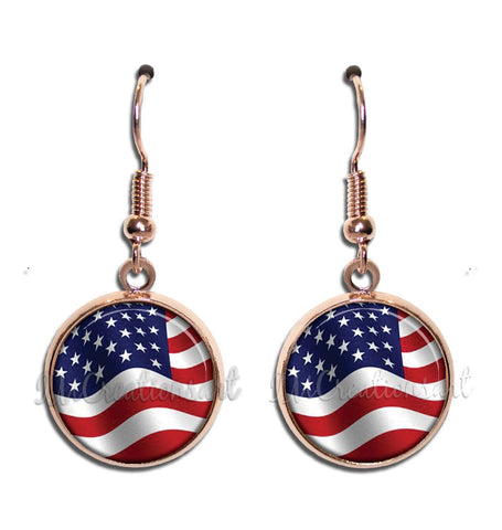 American Flag Waving