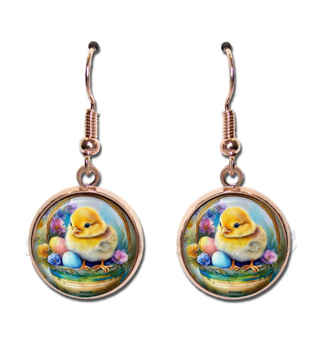 Cute Chick in Easter Basket