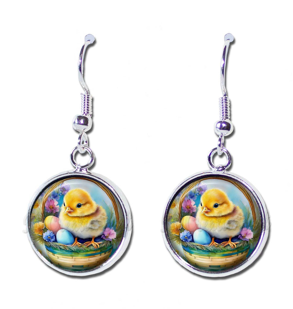 Cute Chick in Easter Basket