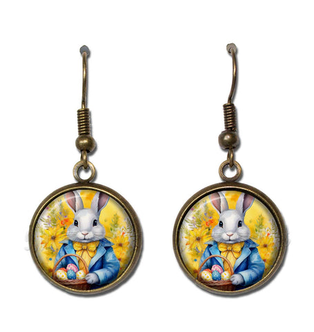 Blue Coat Easter Bunny