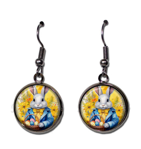 Blue Coat Easter Bunny