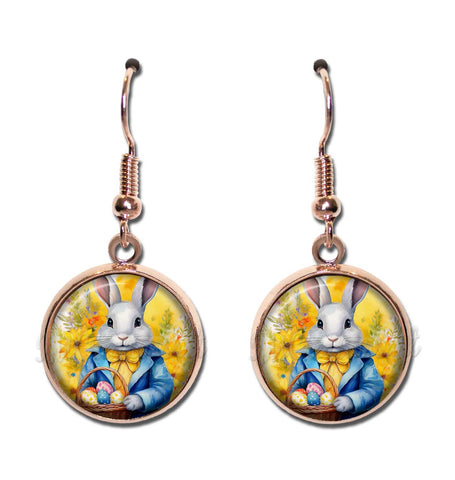 Blue Coat Easter Bunny