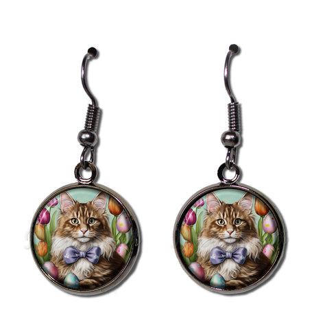 Sweet Easter Maine Coon Cat