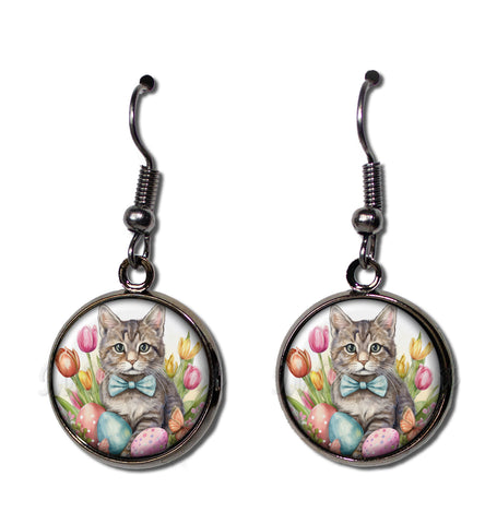 Sweet Easter Tabby Cat