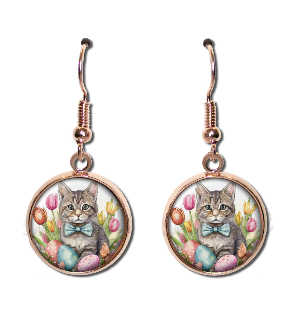 Sweet Easter Tabby Cat