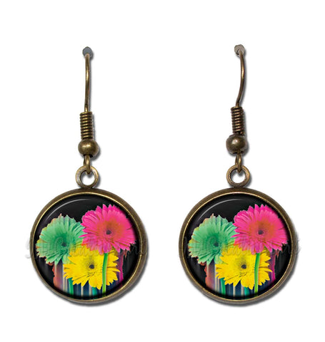 Tricolor Gerbera Flowers