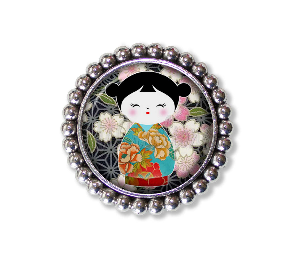 Adorable Japanese Kokeshi Doll