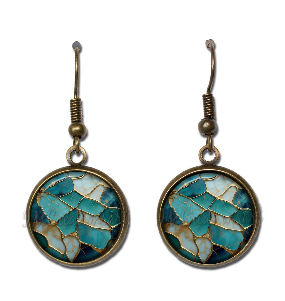 Faux Kintsugi Turquoise