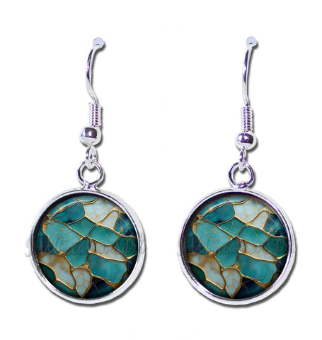 Faux Kintsugi Turquoise