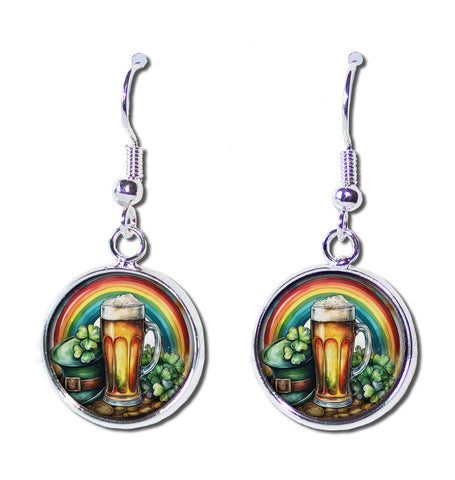 St. Patrick's Day Irish Beer and Rainbow