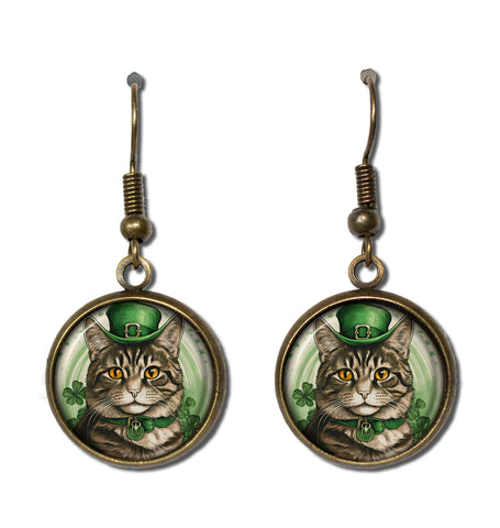 St. Patrick's Tabby Cat Irish Hat