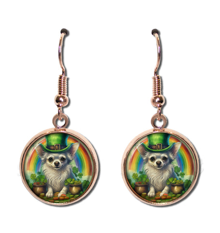 St. Patrick's Chihuahua Rainbow Pot of Gold