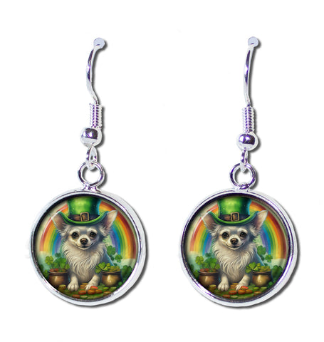 St. Patrick's Chihuahua Rainbow Pot of Gold