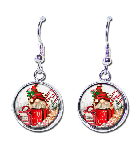 Holiday Gnome inside Cocoa Cup