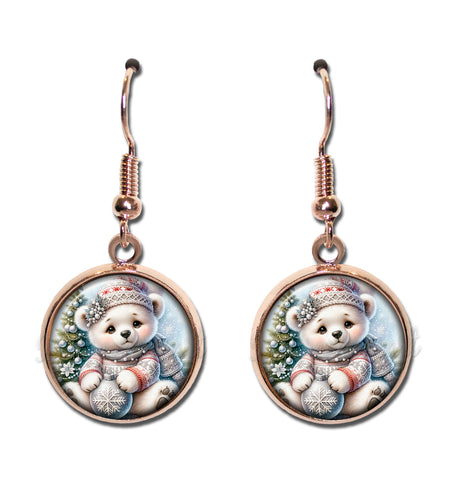 Holiday Polar Bear Cub with Ornament