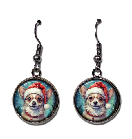 Chihuahua with Santa Hat