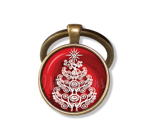 Swirly Whimsical Christmas Tree