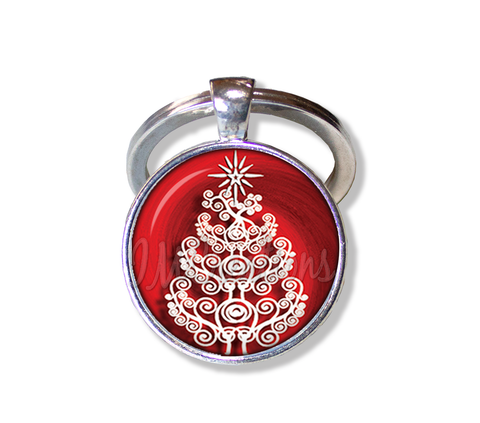 Swirly Whimsical Christmas Tree