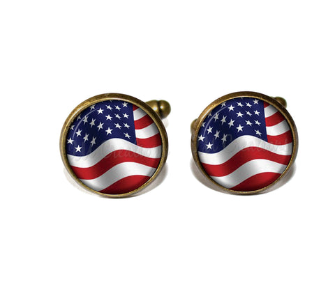 Waving American Flag