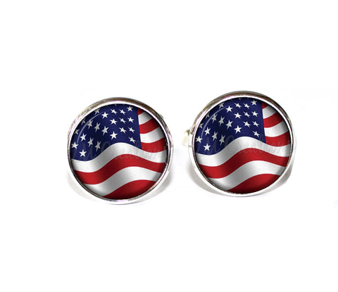 Waving American Flag