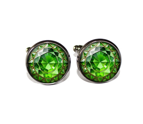 Faux Peridot Gem Pattern