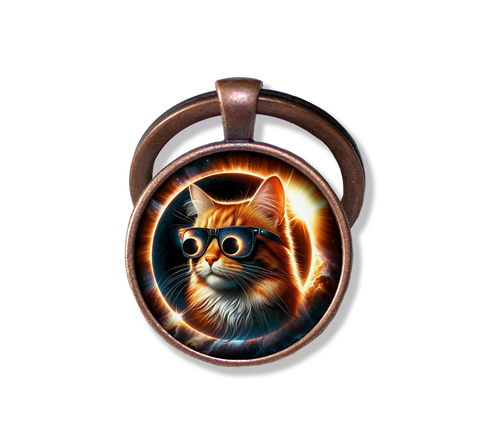 Total Solar Eclipse Tabby Cat