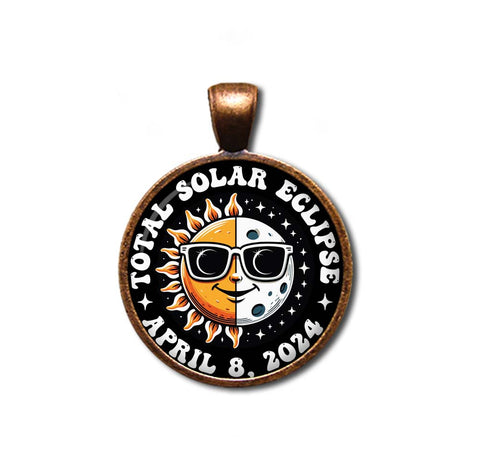 Total Solar Eclipse Sun Moon April 8, 2024