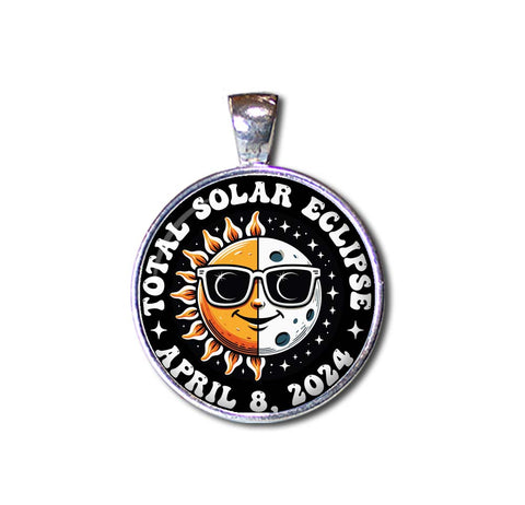 Total Solar Eclipse Sun Moon April 8, 2024