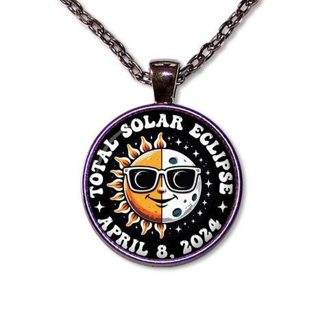 Total Solar Eclipse Sun Moon April 8, 2024