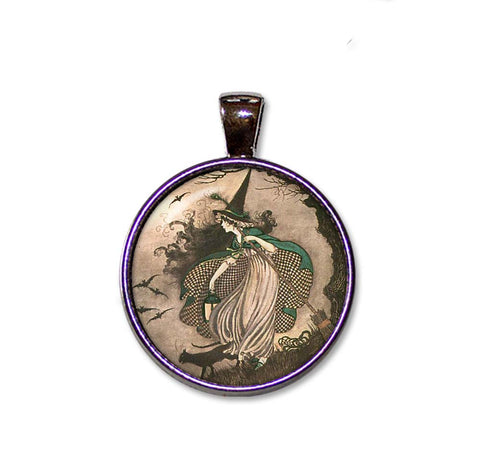 Ida Outhwaite Halloween Witch Book Lovers