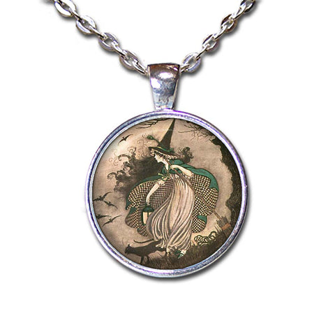 Ida Outhwaite Halloween Witch Book Lovers