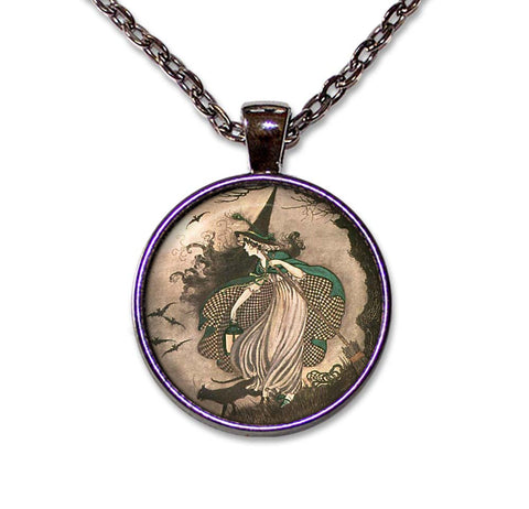 Ida Outhwaite Halloween Witch Book Lovers