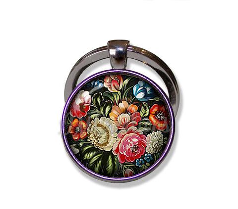 Zhostovo Style Flower Bloom