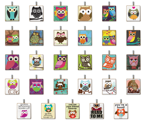 Retro, Funky Owl Designs