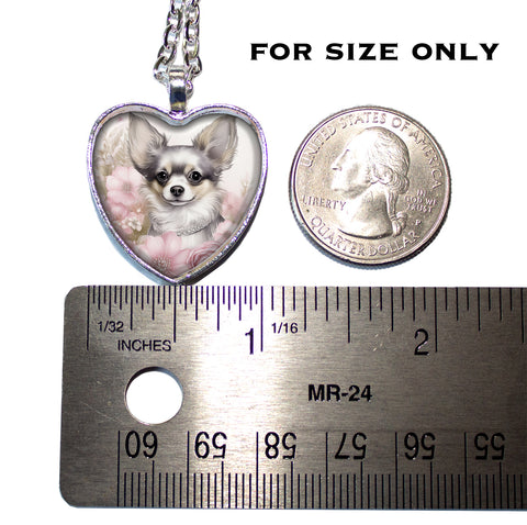 Pretty Shabby Chic Pink Chihuahua