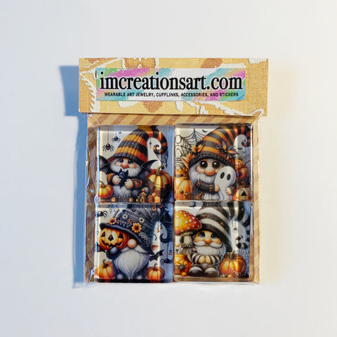 Halloween Gnome Orange Black Hats