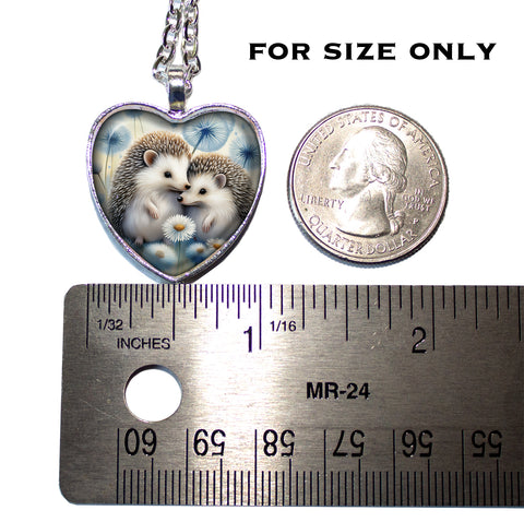 Hedgehog Love within Dandelions