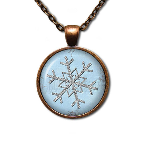 Winter Blue Snowflake