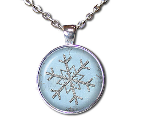 Winter Blue Snowflake